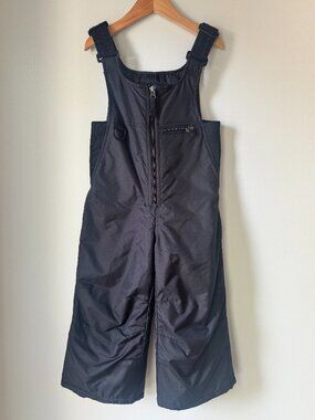 Toddler Snow Bib- Black